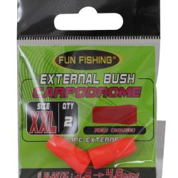 Tulipes externes xxl rouge par 2 Fun fishing
