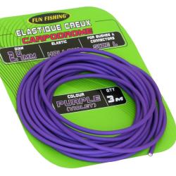 &Eacute;lastique creux 2,4mm violet 3m Fun fishing