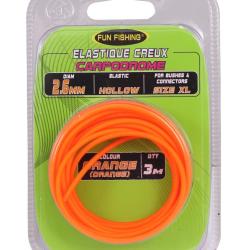 &Eacute;lastique creux Orange 3m Fun fishing 2,80