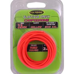 &Eacute;lastique creux rouge 3m Fun fishing 3.20