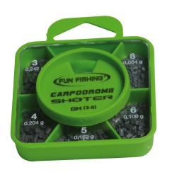 Shoter Box gm plombs n&deg;3,4,5,6,8 Fun fishing