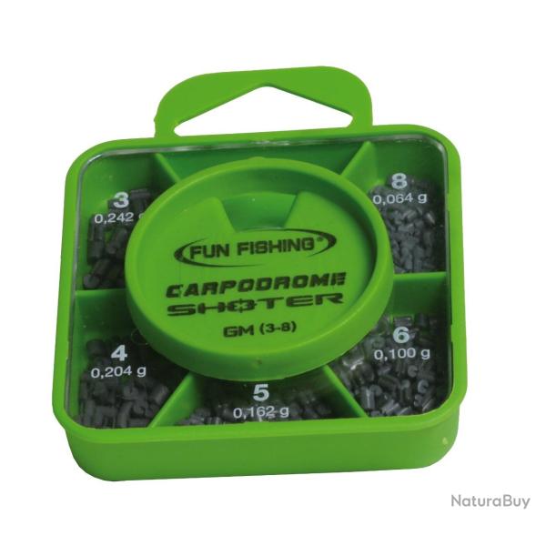 Shoter Box gm plombs n�3,4,5,6,8 Fun fishing