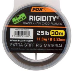 Fil sp&eacute;cial Chod carpe Fox Rigidity Filament Khaki 25lb