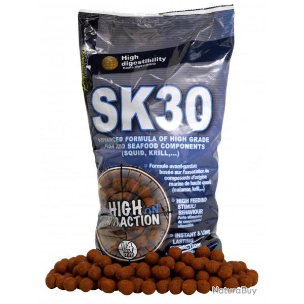 Bouillettes Starbaits sk30 Concept 14mm 2.0kg