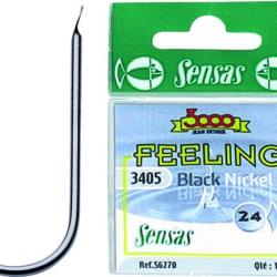 Hameçons Sensas 3405 Black par 15 18