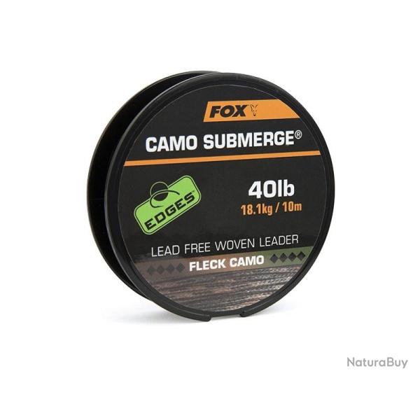 Tresse Fox Submerge Camo Leader 40lb 10m