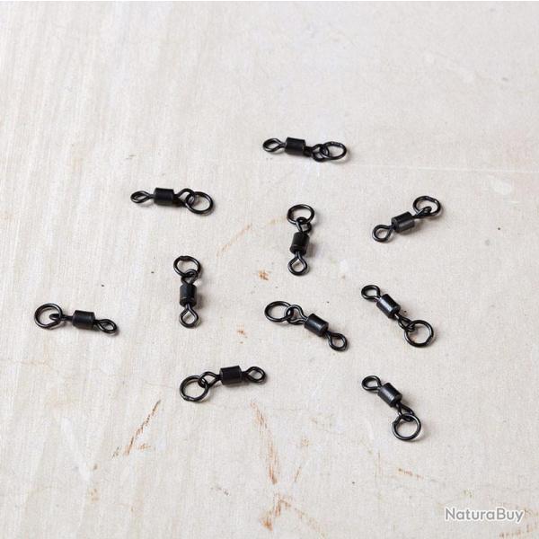 Emerillons taille 8 Extra Carp Swivel Ring par 10