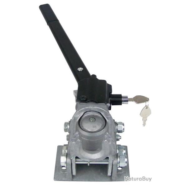 Attache rapide basculante pour boule d'attelage