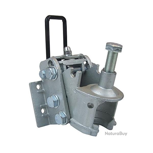 Attache basculante � visser sur boule d'attelage