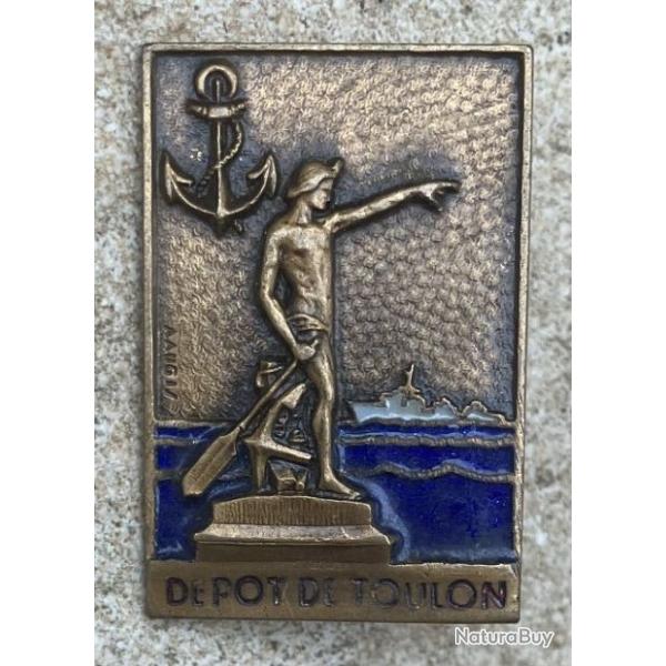 D�p�t de TOULON, m�tal �maill�, A.AUGIS