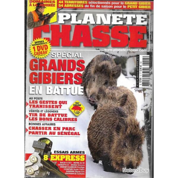 plan�te chasse 13 2012, grands gibiers en battue , armes de chasse