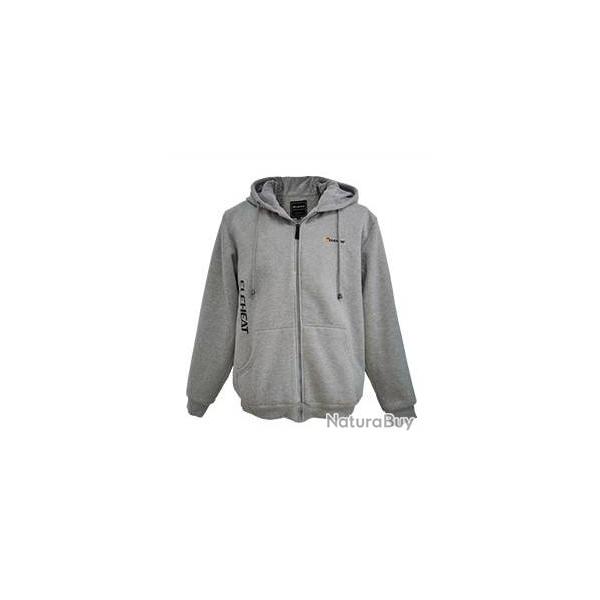 Sweat shirt  capuche. Eleheat Gris