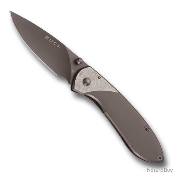 Couteau Buck Nobleman, Manche acier + titane [Buck]