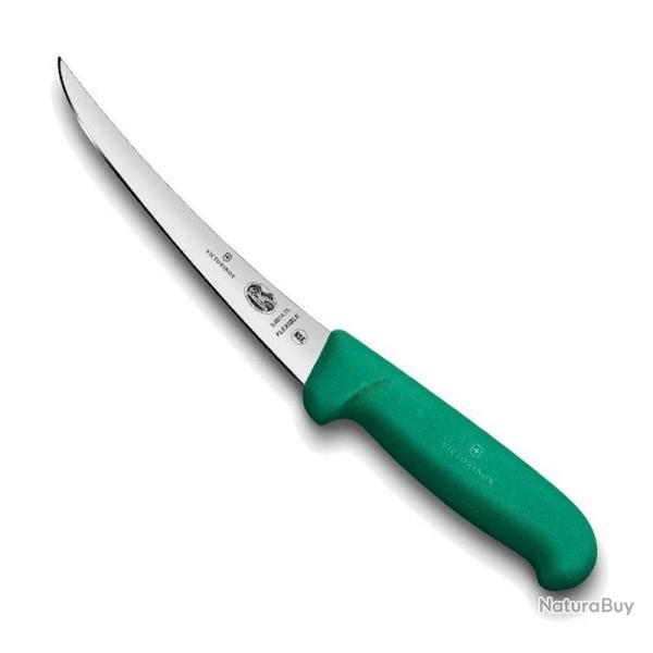Couteau � d�sosser "Fibrox vert" flexible, Long. lame 12 cm [Victorinox]