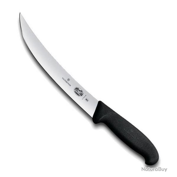 Couteau abattre/boucher "Fibrox", Long. lame 25 cm [Victorinox]