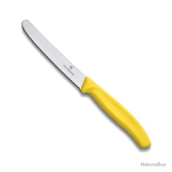 Couteau table/tomates 11 cm, Couleur jaune [Victorinox]