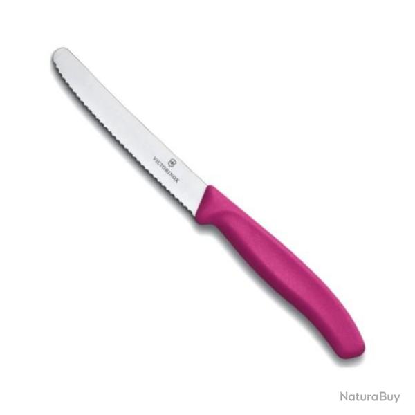 Couteau table/tomates 11 cm, Couleur rose [Victorinox]