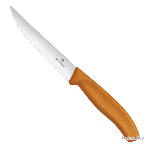 Couteau pizza/steak 12 cm, Couleur orange [Victorinox]