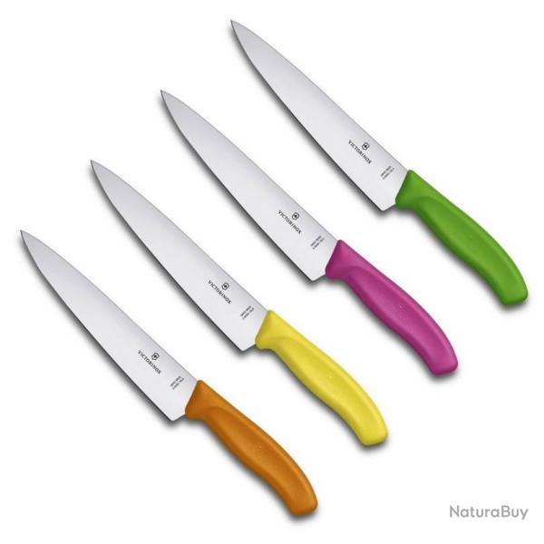 Couteau � d�couper "SwissClassic" 19 cm, Couleur rose [Victorinox]