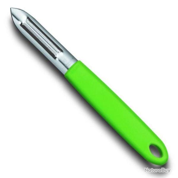 �plucheur inox deux fentes � dents, Couleur vert menthe [Victorinox]