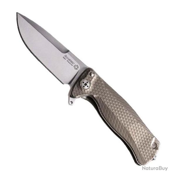 Couteau "SR" titanium, Couleur bronz�, Longueur manche 10 cm [Lionsteel]