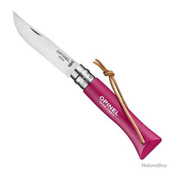 Couteau Opinel n� 6 "Colorama", Couleur framboise [Opinel]