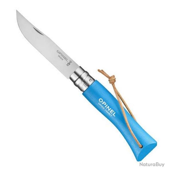 Couteau Opinel n 7 "Colorama", Couleur cyan [Opinel]