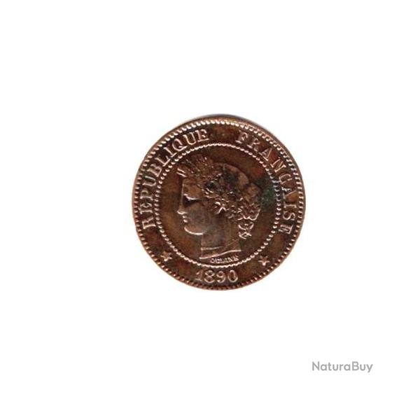 PIECE DE MONNAIE FRANCE 2 CENTIMES CERES 1890 PARIS
