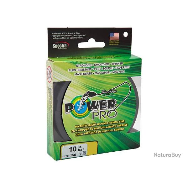 Tresse Hi-vis Yellow 135m Power pro 0.10mm / 5.00kg