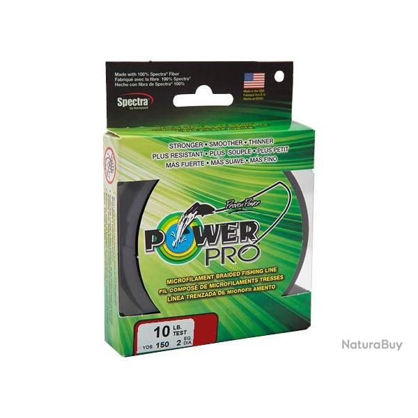 Tresse Phantom Red 135m Power pro 0.10mm / 5.00kg