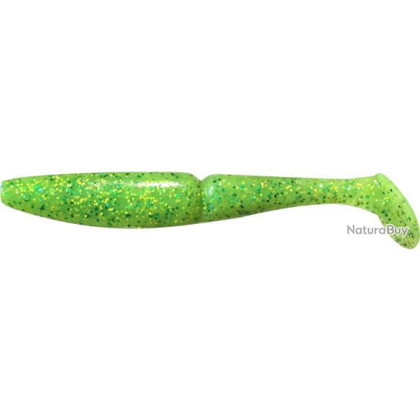 Leurre One Up Shad 5" 12.5cm Sawamura par 5 CHARTREUSE F