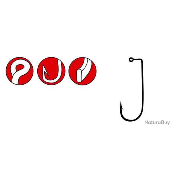 Hamecon Jig 22 Nickel Gamakatsu par 10 T02