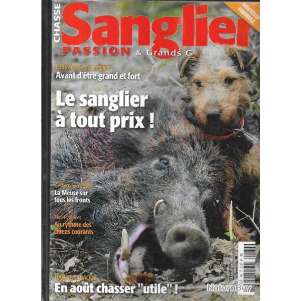 sanglier passion et grands gibiers n�86 d�gats en meuse , munitions, leptospirose , sauer 303xt