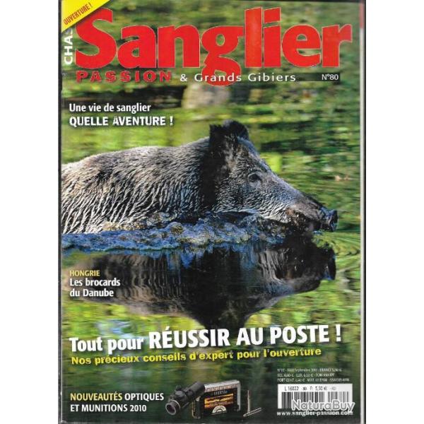 sanglier passion et grands gibiers n�80 optiques et munitions, brocards du danube, haenel slb2000+