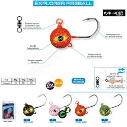 FIREBALL EXPLORER TACKLE 40 g Rouge Jaune