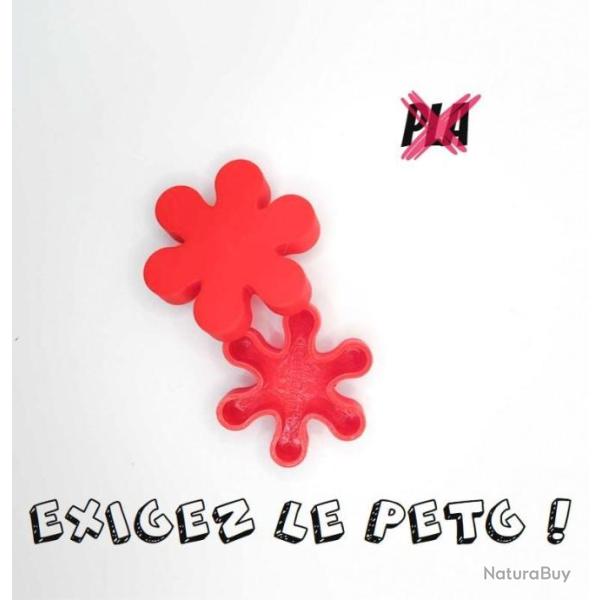 bo�te de rangement pour distributeurs d'amorces en �toiles � 6 branches (contenance : 2)