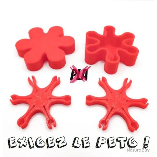 2 distributeurs d'amorces en �toile et sa bo�te de rangement Galt Sons