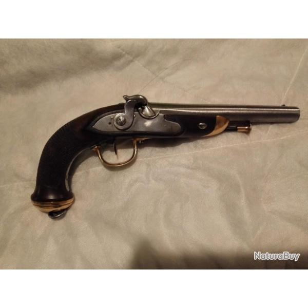 TRES BEAU PISTOLET D'OFFICIER, MOD�LE 1816, RESTAURATION.