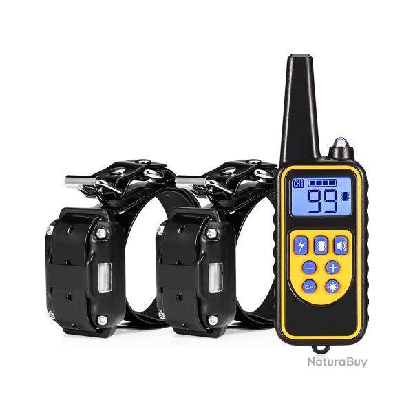 3 colliers de dressage �tanche 800 m 1 t�l�commande en stock livraison en 48H