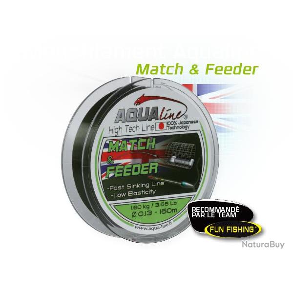 Nylon anglaise & Feeder 150m Aqualine 0.20mm / 3.70kg