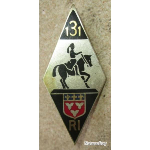 131� R�giment d'Infanterie, hauteur 51 millim�tres, retirage noir