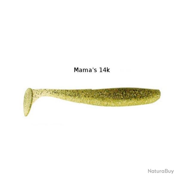 ELITE SHINER 4'' - 10 cm BASS ASSASSIN Mama's 14k
