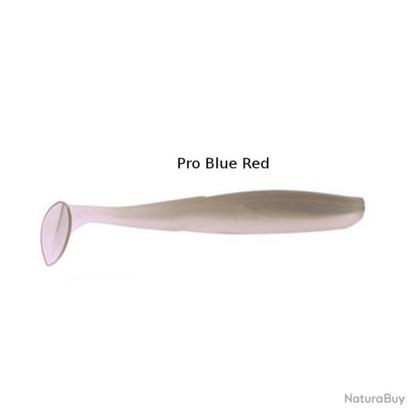 ELITE SHINER 4'' - 10 cm BASS ASSASSIN Pro Blue Red Pearl
