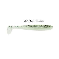 ELITE SHINER 4'' - 10 cm BASS ASSASSIN S&P Silver Phantom