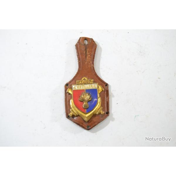Insigne Ecole d'Artillerie, DRAGO mail, dos guilloch plat, H252