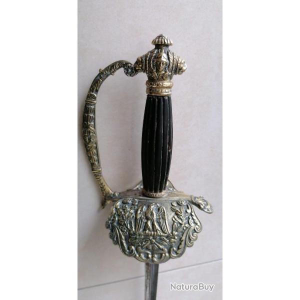 EPEE D'OFFICIER d'�poque Pr�sidence clavier � l'Aigle