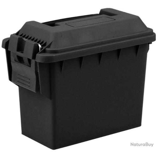 Caisse  munitions en polymre noir 17,5X9X13,5cm 