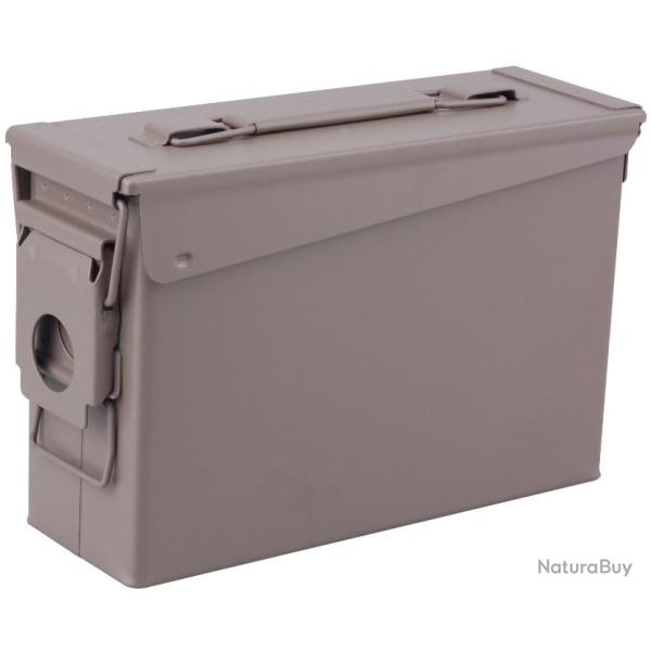 Caisse munition Mtal  TAN cal.30 27X13X18 CM