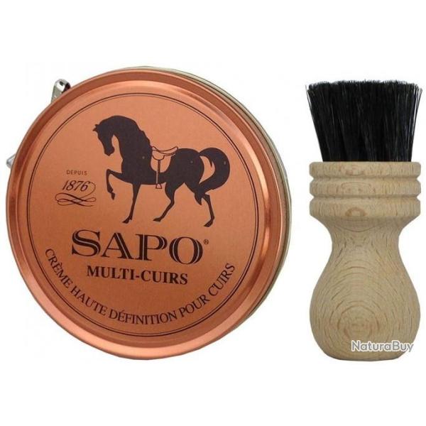 Baume multi-Cuirs Sapo  100 ml + brosse