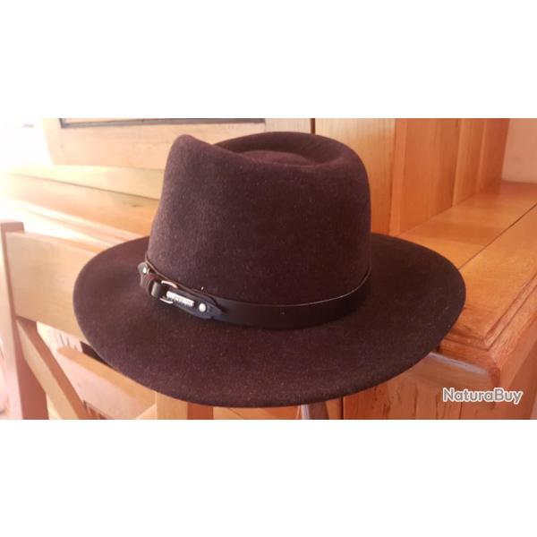 CHAPEAU FEUTRE ANTHRACITE STETSON TL